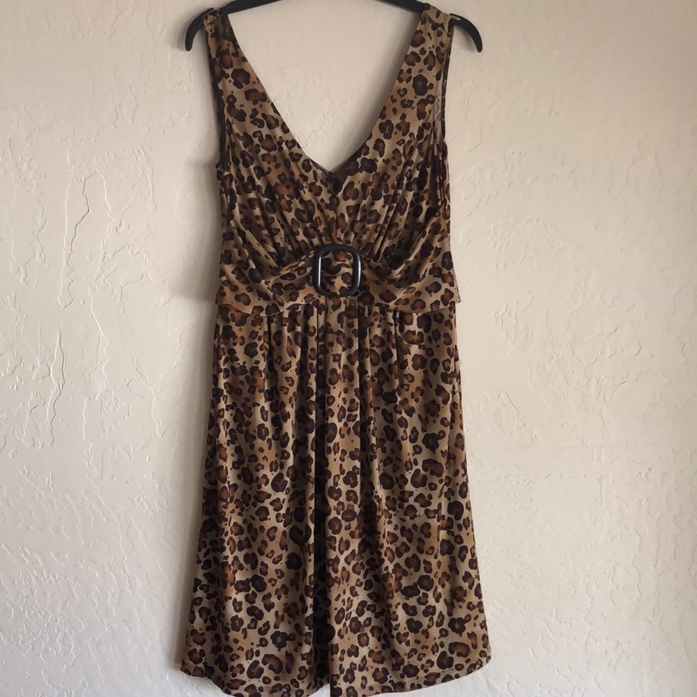Women’s leopard print dress